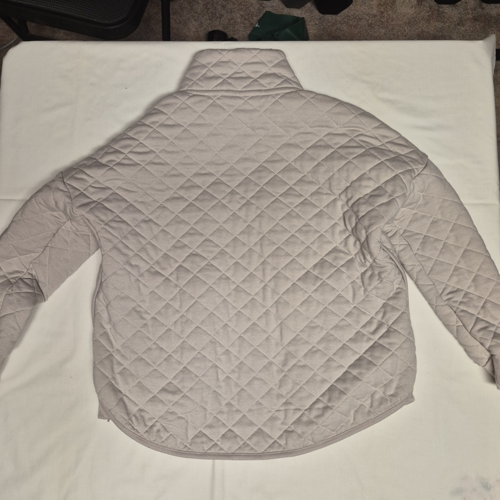 Avalanche Outdoor Supply Co Womens XS Tan Quilted Full Zip Mock Neck Jacket - Picture 2 of 3